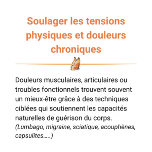 Soulager les douleurs chroniques